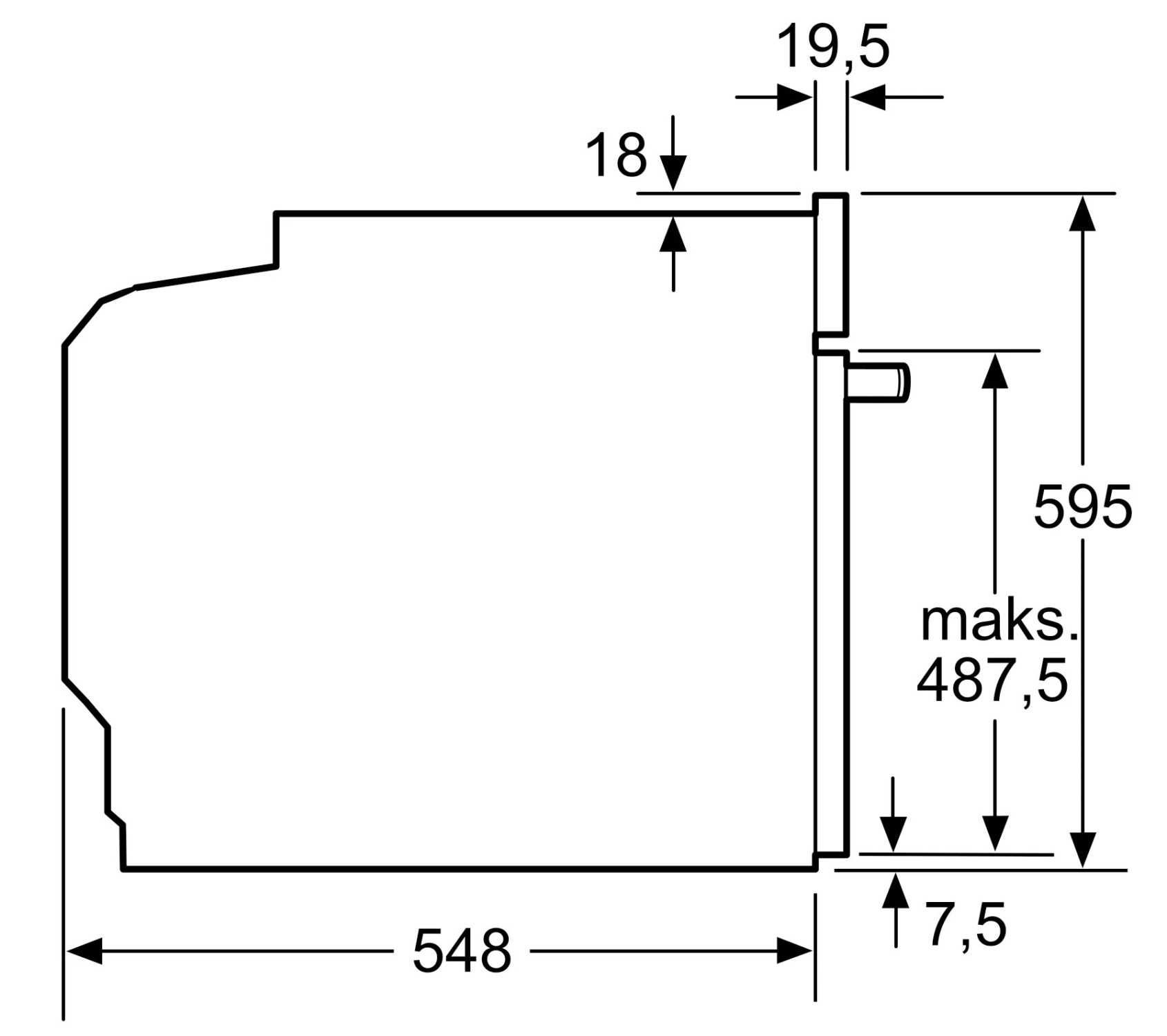 Вбудована духовка Bosch HBG633BB1, встраиваемая духовка Bosch