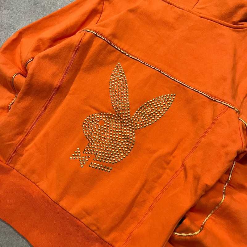 Vintage Bluza Playboy Zip Up Hoodie Retro Trendy Y2K Style