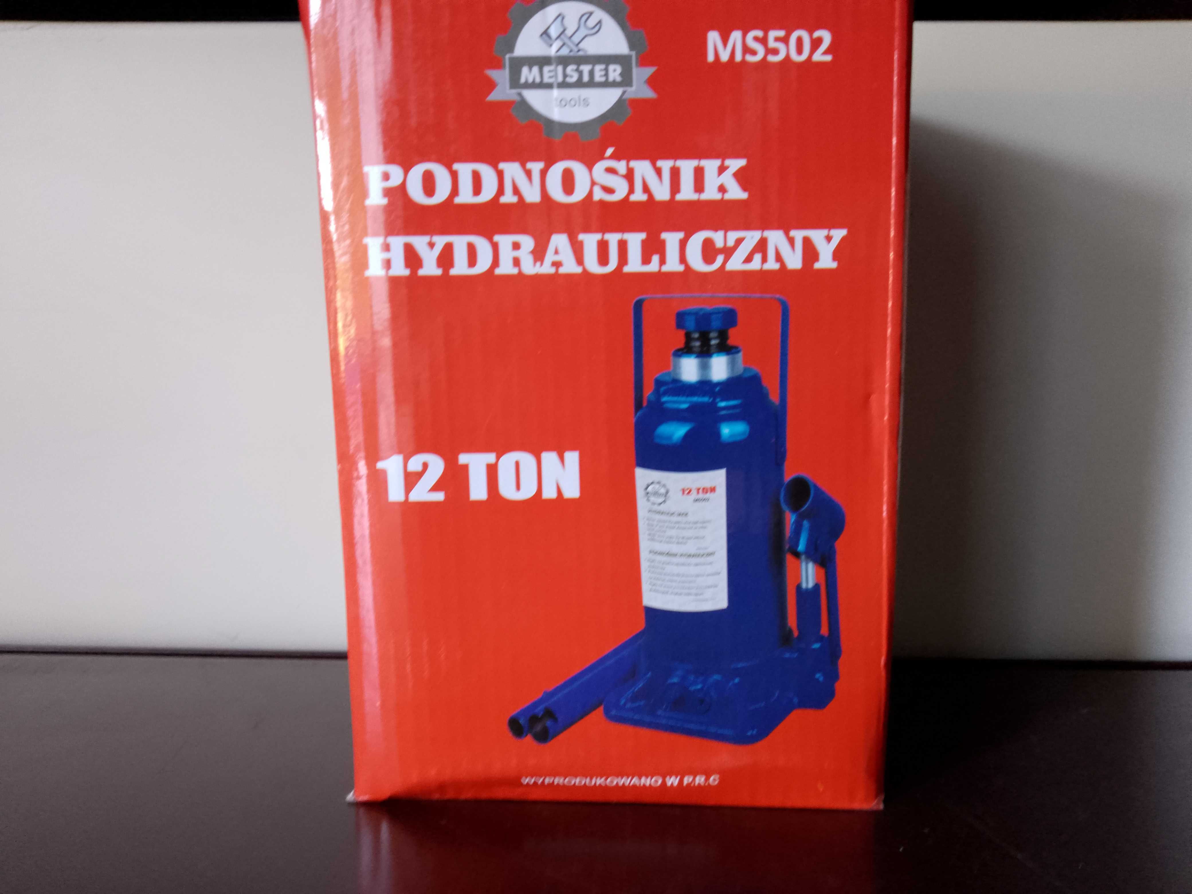 PODNOŚNIK HYDRAULICZNY 12 TON słupkowy nowy jakość meister solidny pro