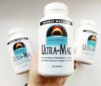 Магниевый комплекс Ultra-Mag от Source Naturals, 120 таблеток