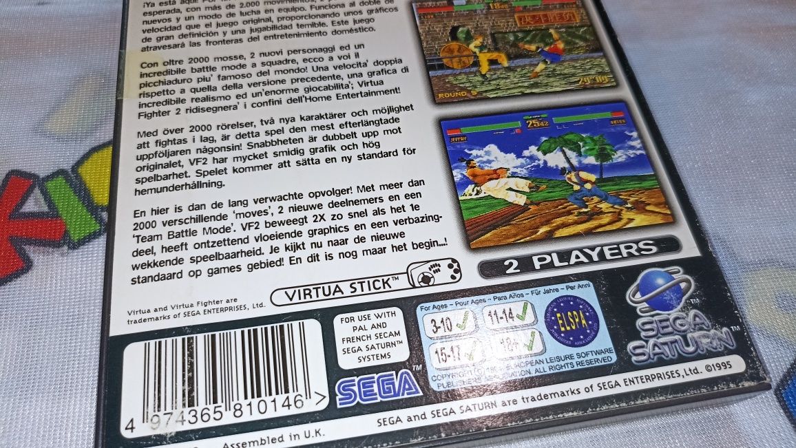 Virtua Fighter 2 Sega Saturn możliwa zamiana SKLEP