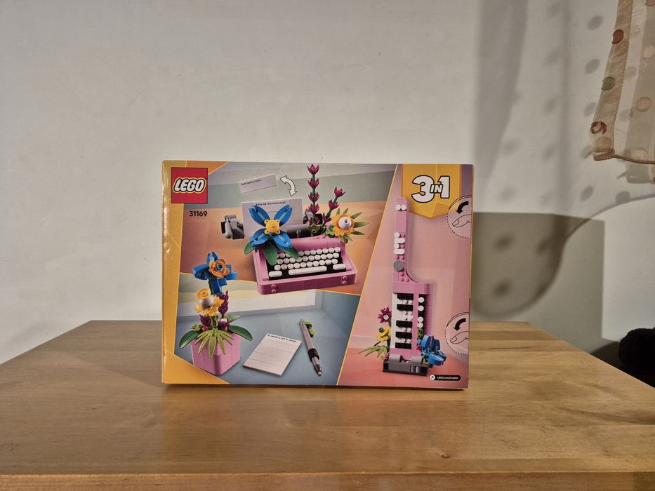 LEGO Creator 3 w 1, klocki, Maszyna do pisania z kwiatami, 31169