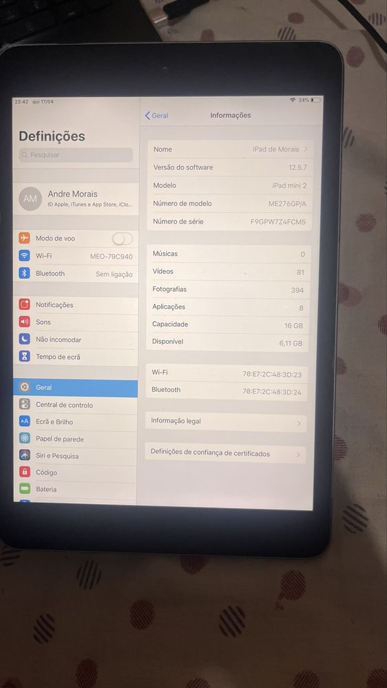 Ipad mini 2 em muito bom estado