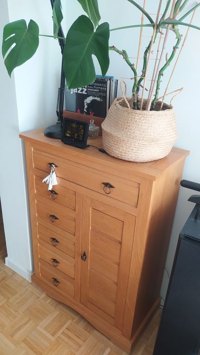 Komoda kredens szafka firmy Matkowski lite drewno dąb debowa