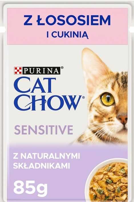 Mokra karma dla kota Purina Cat Chow Łosoś z Cukinią 26x 85g