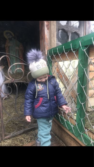 Зимова курточка для хлопчика 98