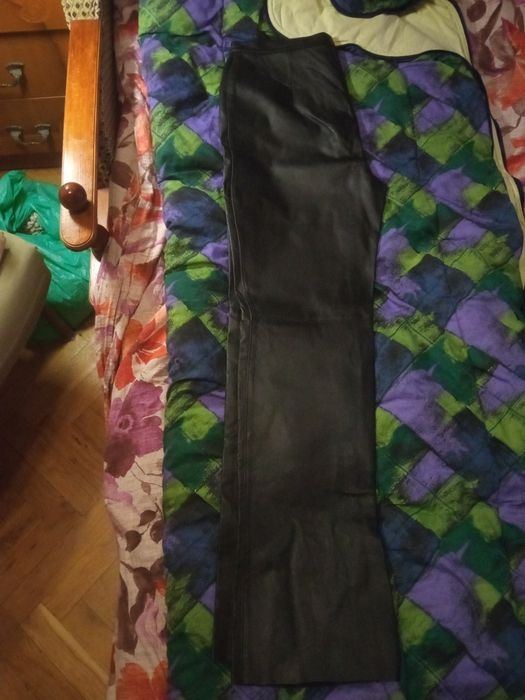 Штани з натуральної шкіри нові, жіночі розмір L