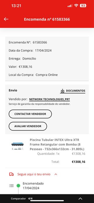Piscina Intex Tubular