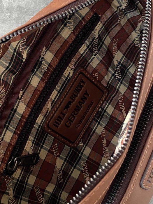 Кожаная сумка-бананка Hill Burry 2933. Германия. Шкіряна сумка