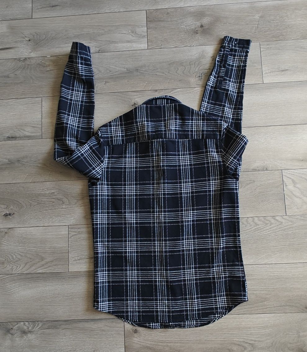 Męska gruba koszula w kratę ASOS design rozmiar M