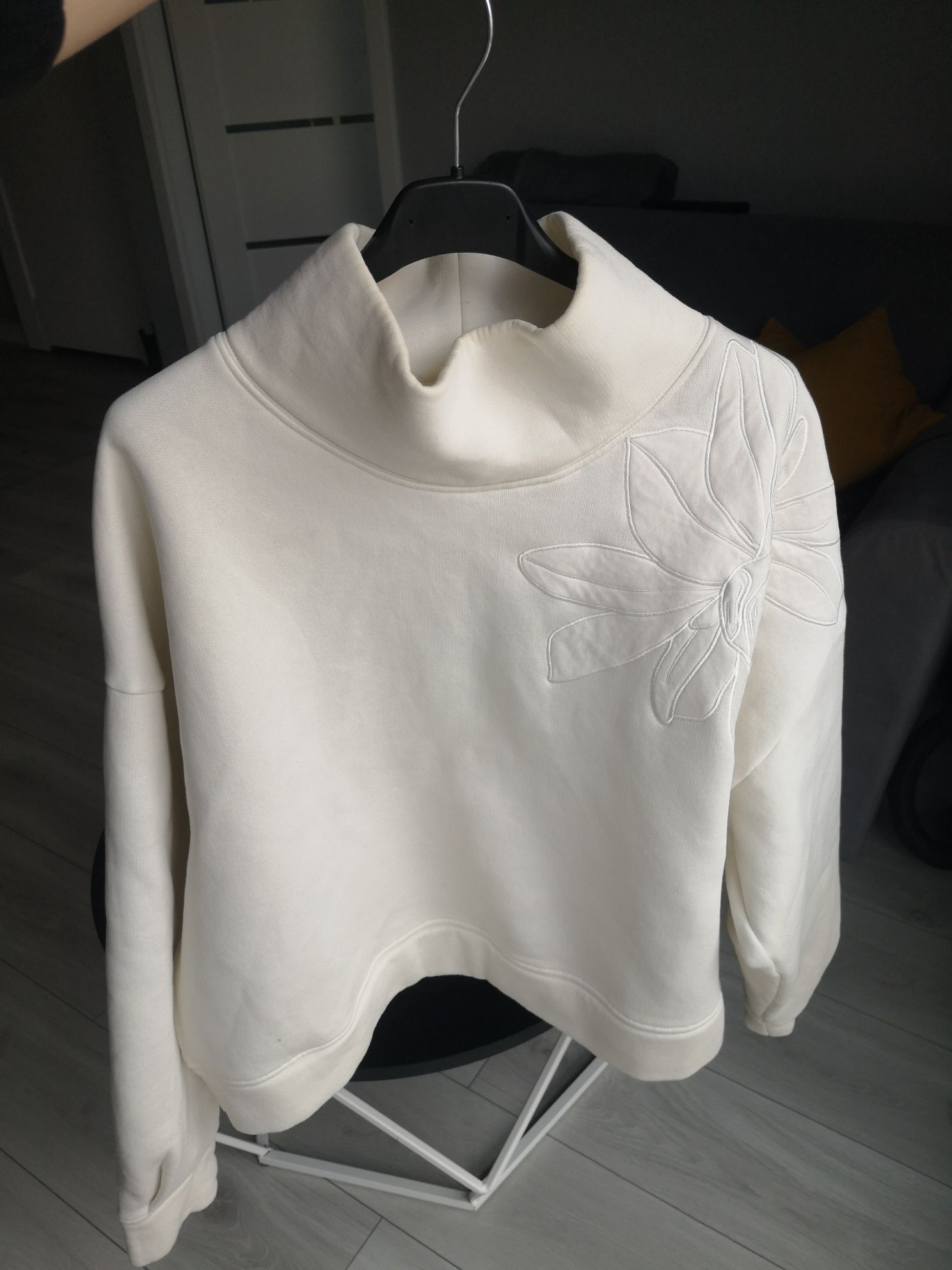 Lindex bluza z półgolfem porządna grubsza bawełna XL