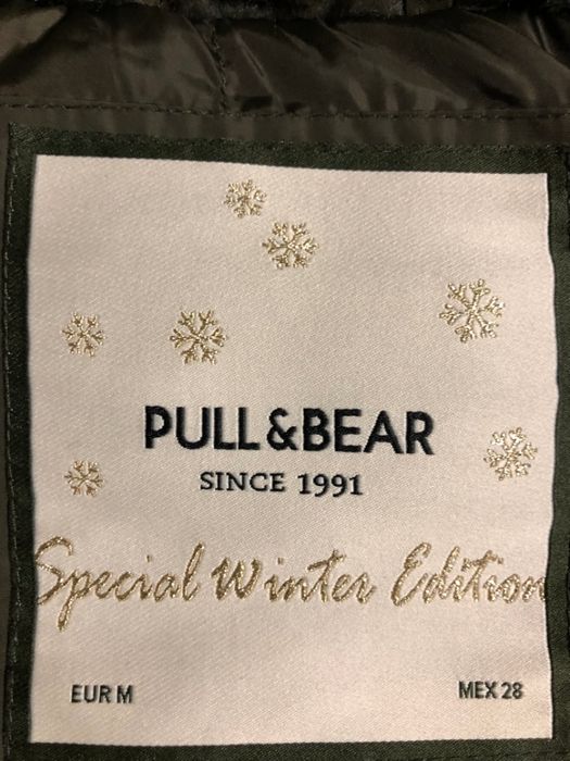 куртка пальто зимнее женское, размер М, Pull & Bear