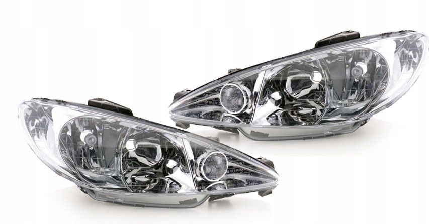 Peugeot 206 reflektory lampa P+l Depo Kpl 2 Szt.