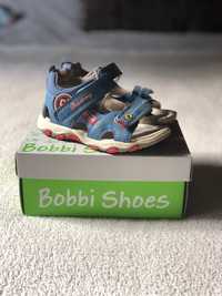 Sandały chłopięce niebieskie, rozmiar 24, Bobbi Shoes