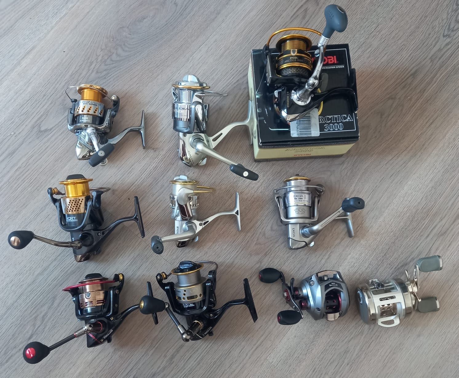 Катушки Shimano Stella, Daiwa Caldia, Spro, Ryobi, G.Loomis