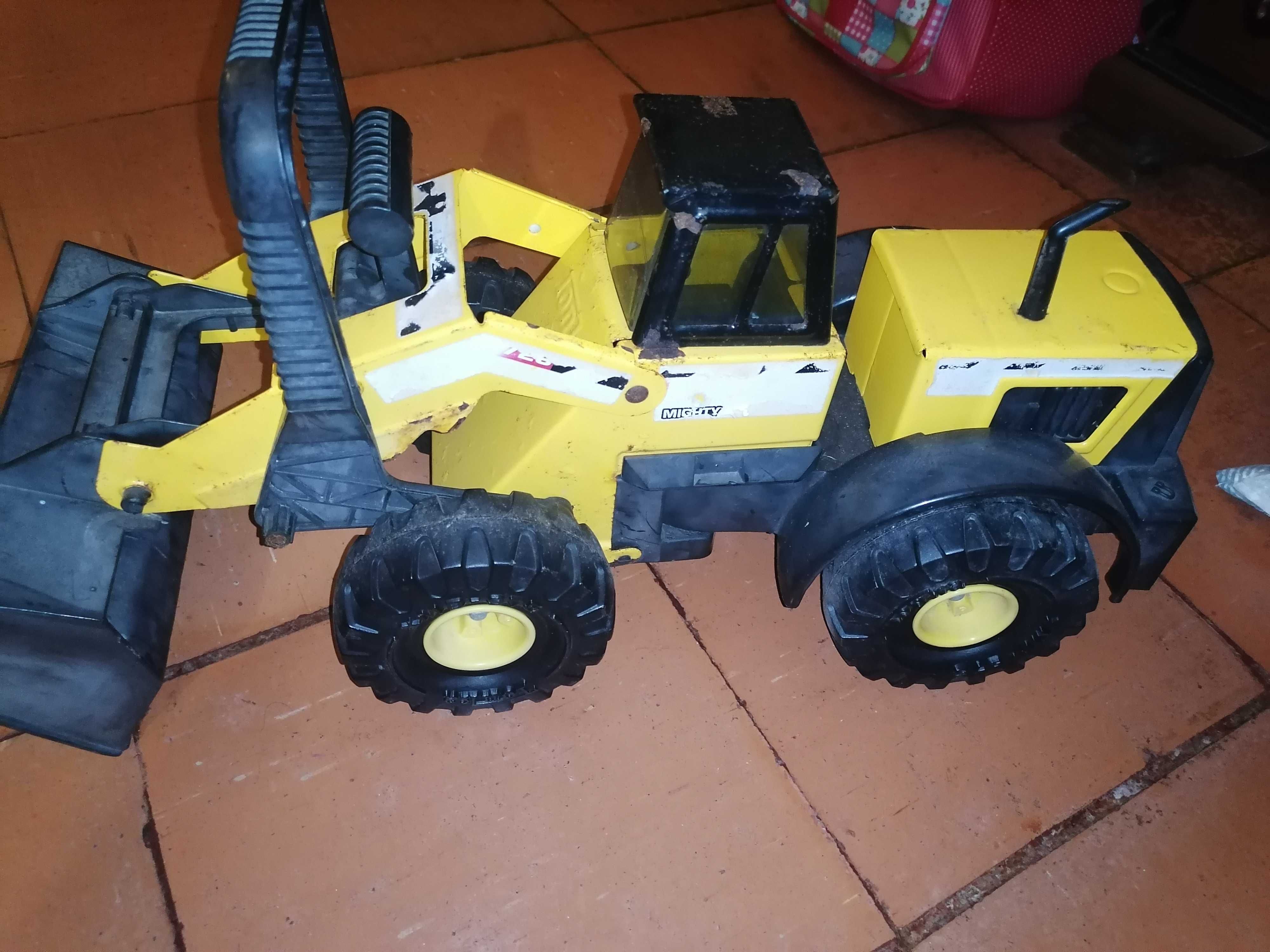 Trator de brincar antigo tonka 50 cm