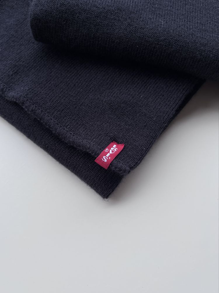Szalik LEVIS elegancki granatowy Scarf Unisex One size szal ciepły