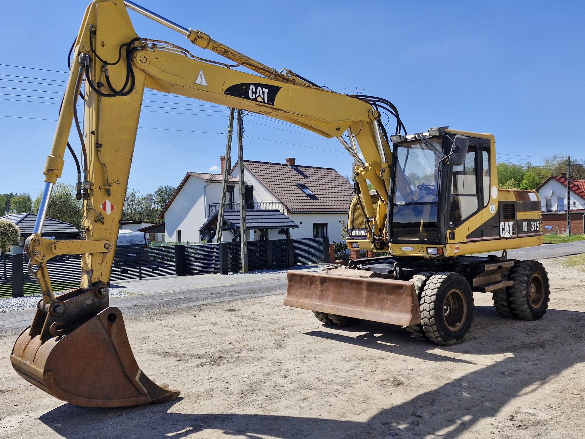 Cat 315 koparka kołowa caterpillar M315 ramię 3x łamane