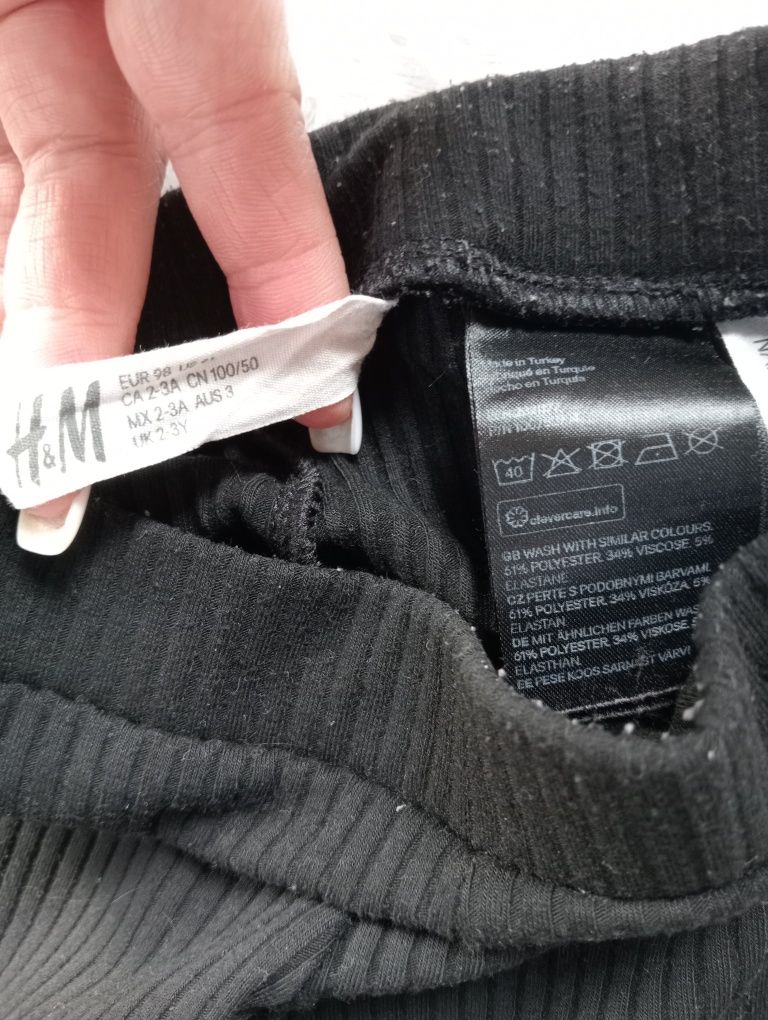 Лосини рубчик кльош H&M на 2-3 роки