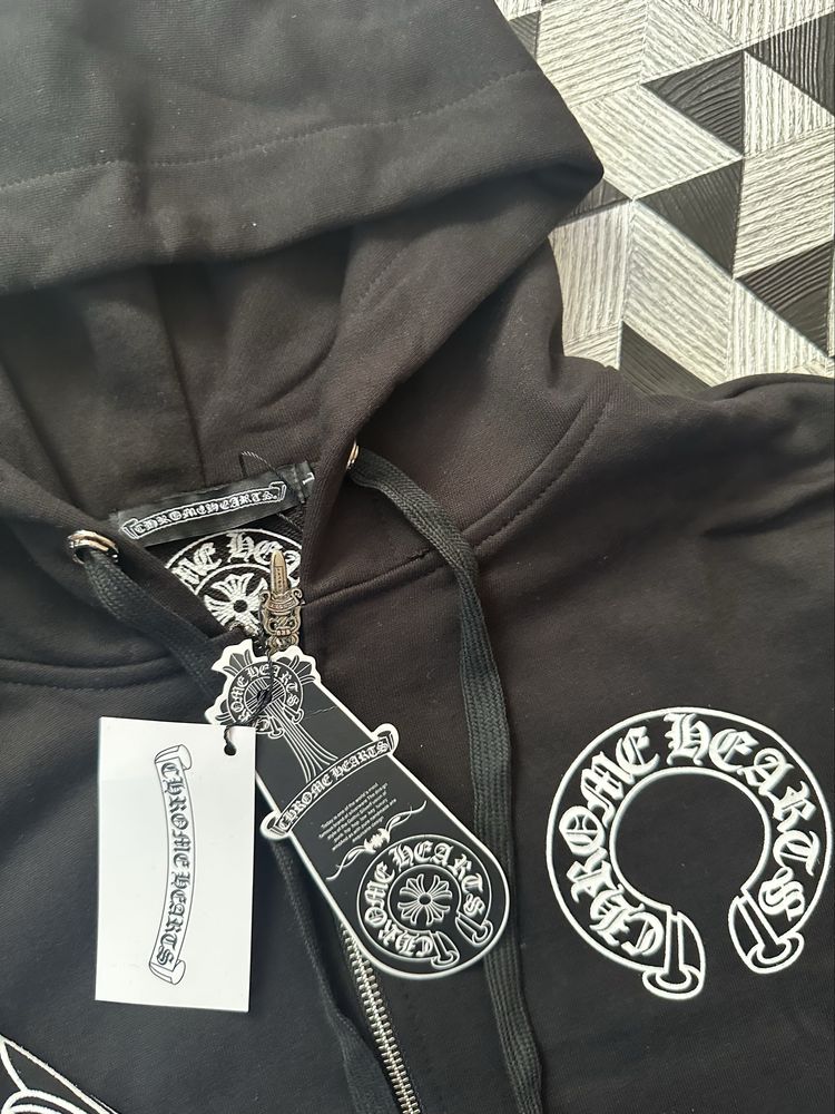 НОВІ! Зіпки Chrome Hearts, зипка хром, кофта чоловіча, хром хартс