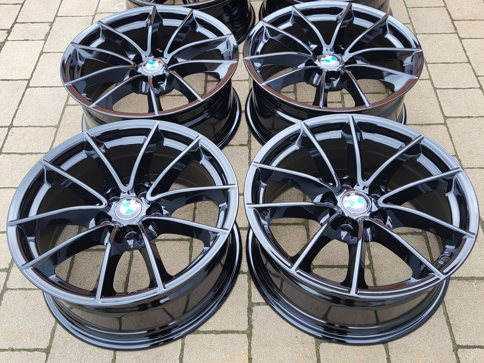 Alufelgi oryginał BMW 5x112 7,5Jx17 et27 seria G11/12 G30/31/32 czarne