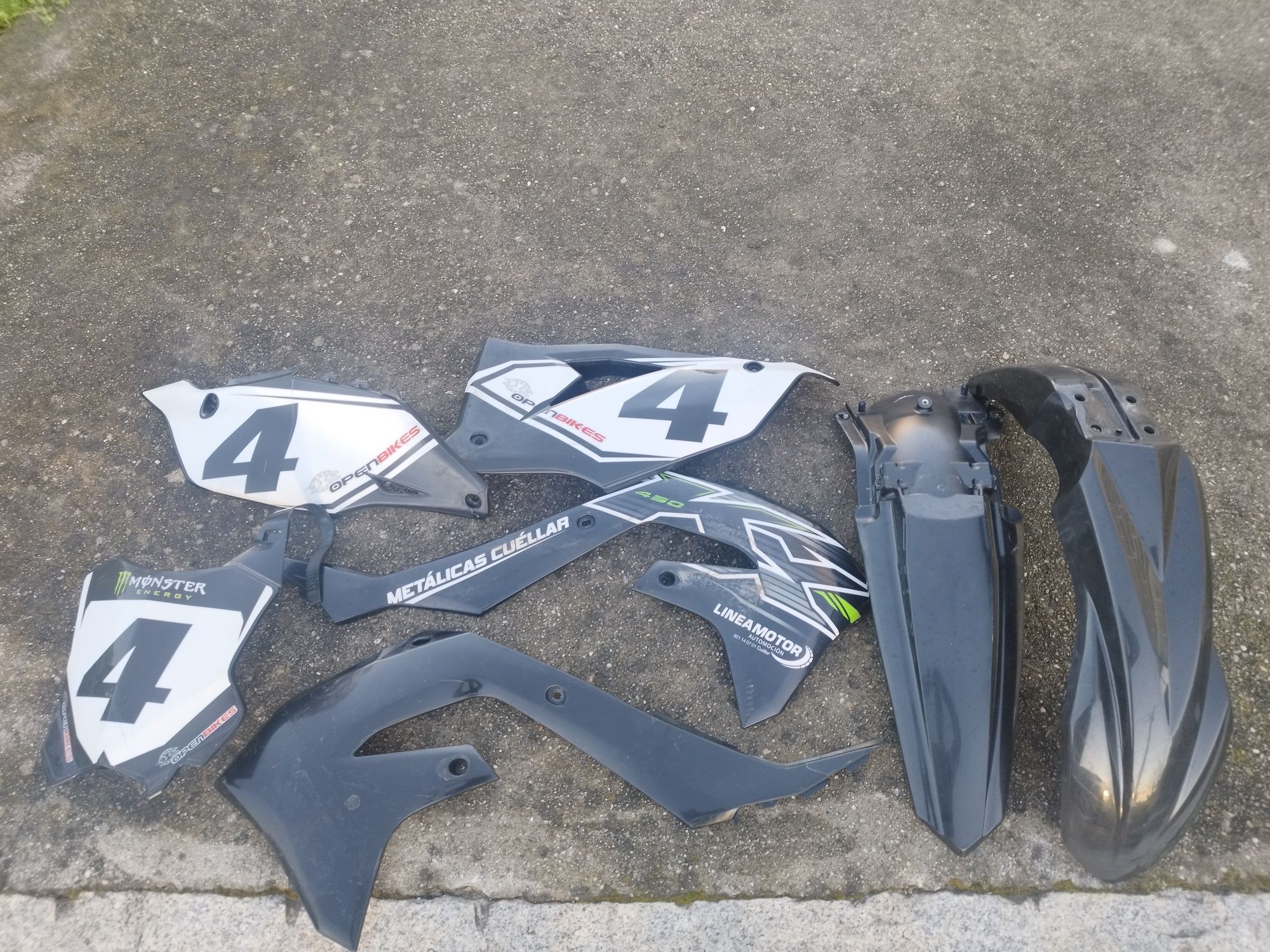 Vários kit de Plásticos Kawasaki kxf 2019/2023