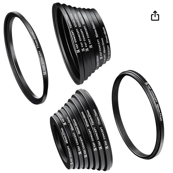 Filtros Slim MC UV-Filter 43mm e 77mm + adap. conversor filtros