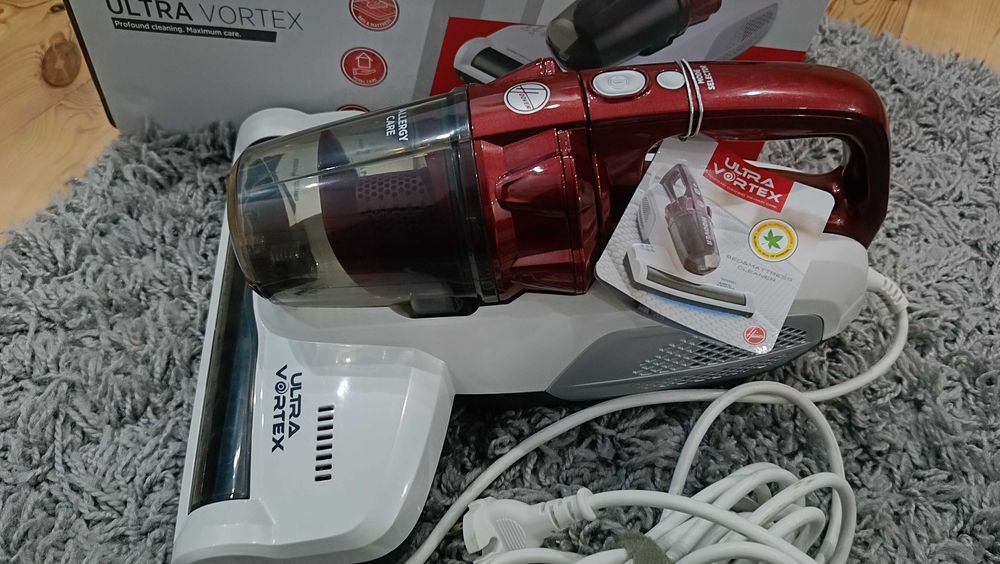 Odkurzacz ręczny Hoover Ultra Vortex biały do wersalek i tapicerek