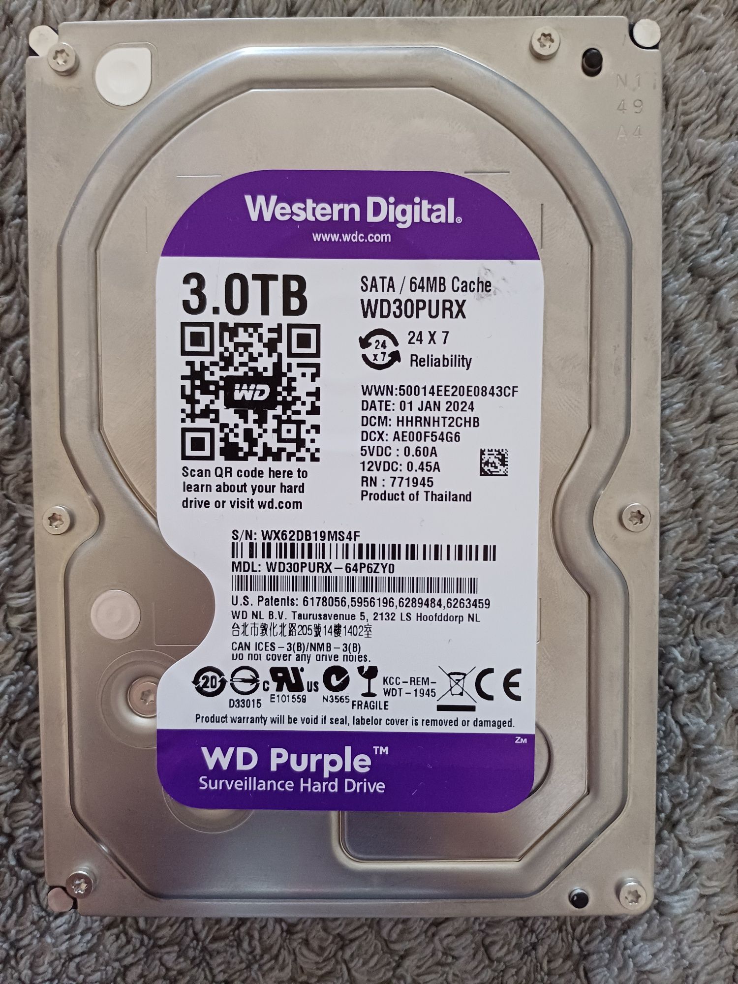 Dysk twardy 3.0TB