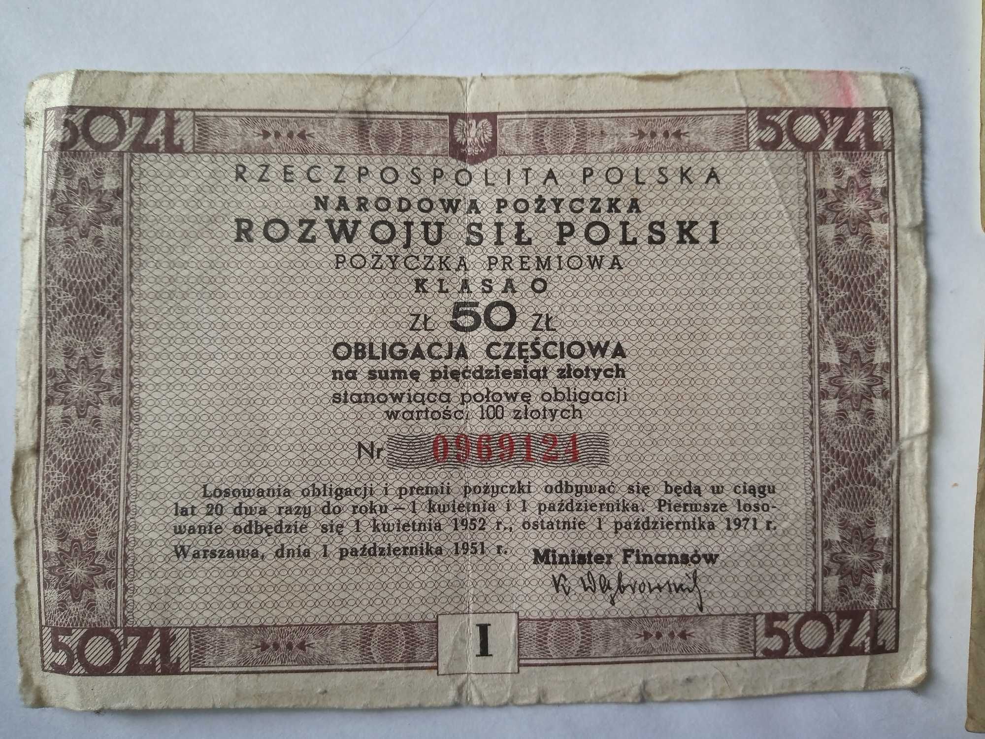 Pieniądze: bilon. banknoty, obligacja i kasetka