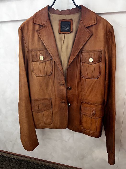Кожаний жіночий жакет kocca Itali