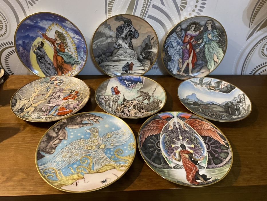8 Pratos Divina Comedia - Dante - por Lima de Freitas SPAL