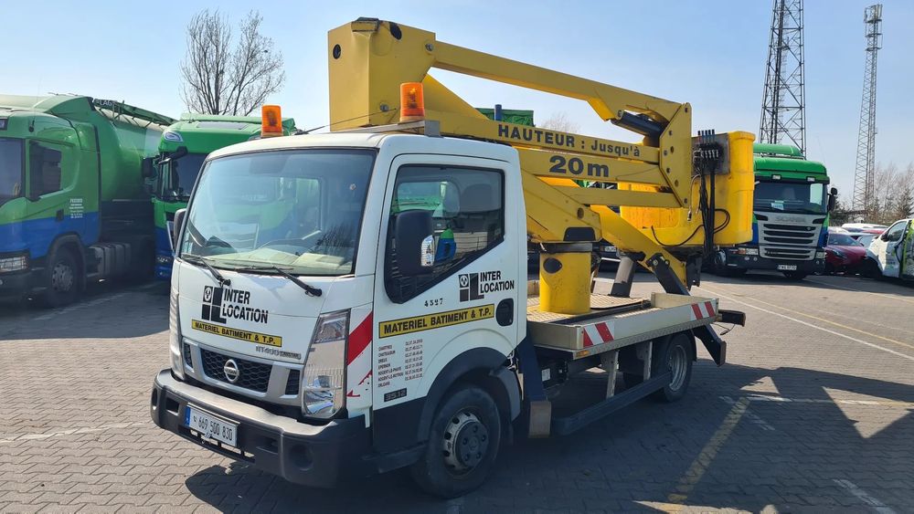 Nissan CABSTAR NT400  Podnośnik koszowy Zwyżka Socage DA320 20m Kosz obrotowy ze sterowaniem
