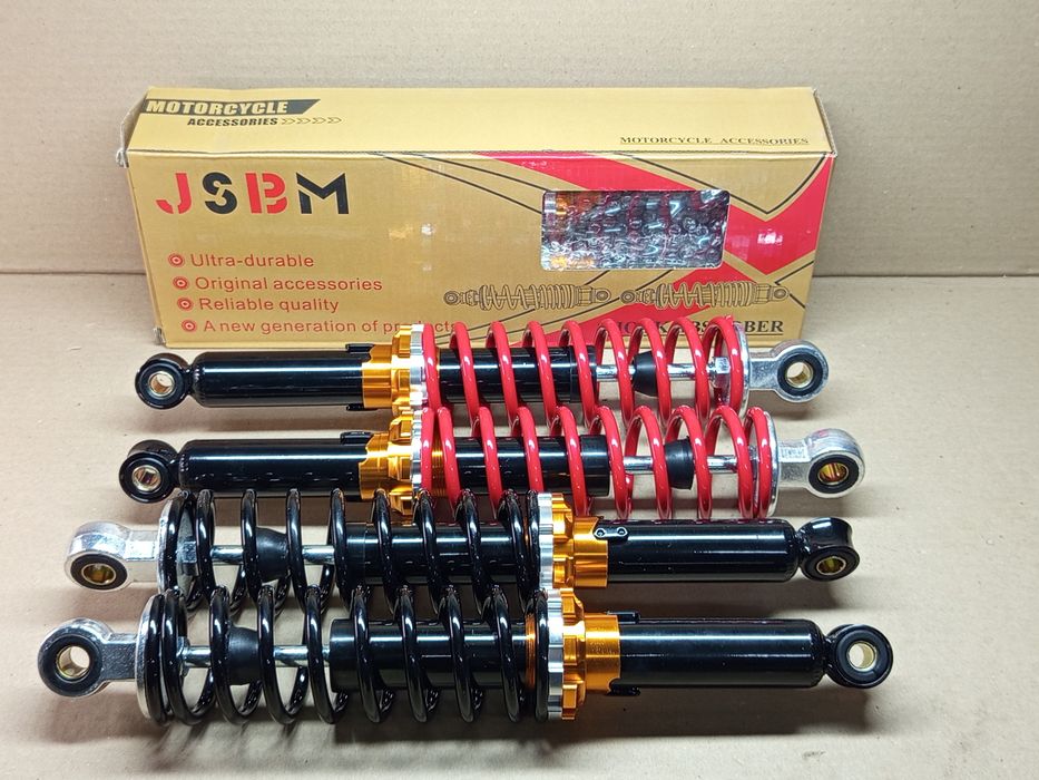 Амортизаторы задние мопеда Альфа Дельта 340мм универсальные