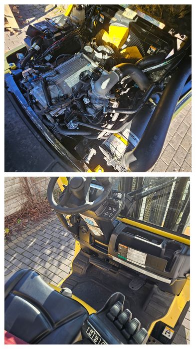 Wózek widłowy HYSTER H1.8FT TRIPLEX 4sekcje Przesuw pozycjoner LPG4.9m