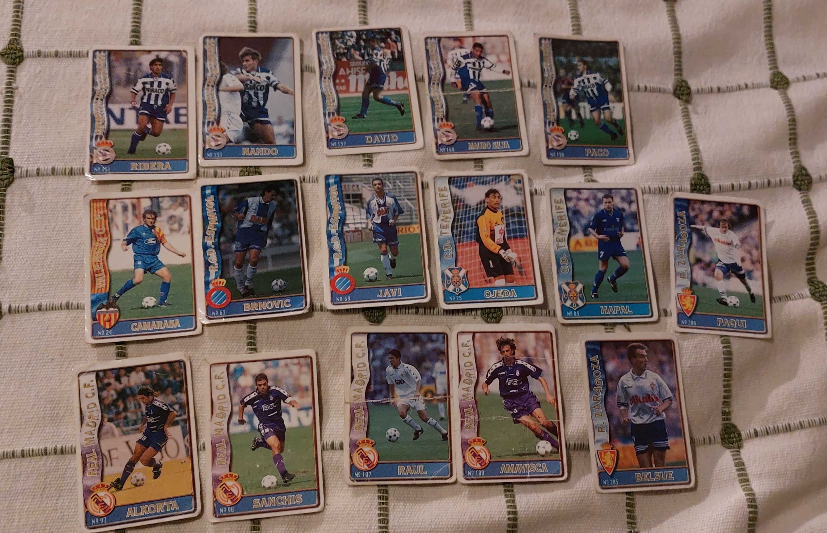 Cromos panini, Jn, tazos, futebol