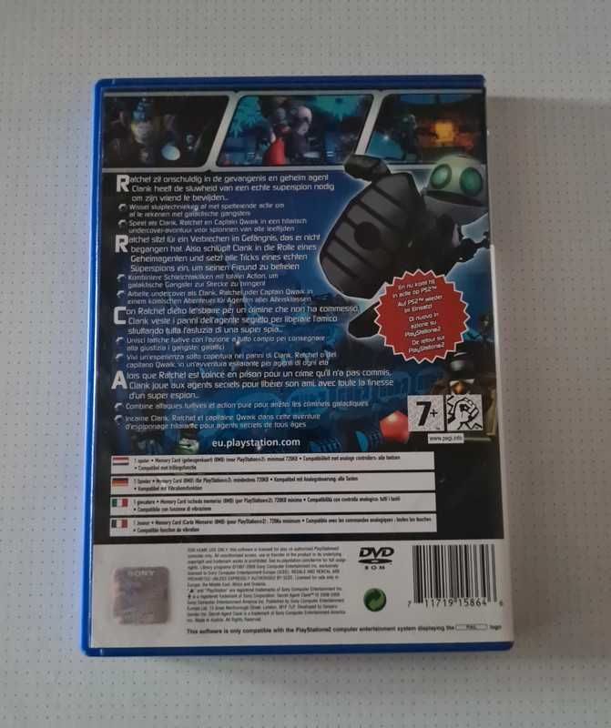 Secret Agent Clank PS2 PlayStation 2 (unikat)