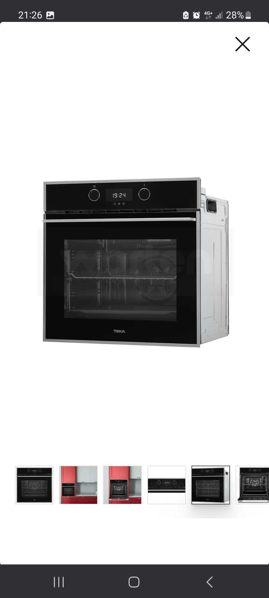 Forno Teka HLB 822 SS 70L Novo Encastre