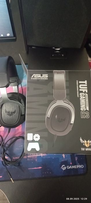Ігрові навушники Asus TUF Gaming H3 Gun Metal