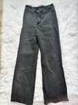 czarne jeansy straight leg