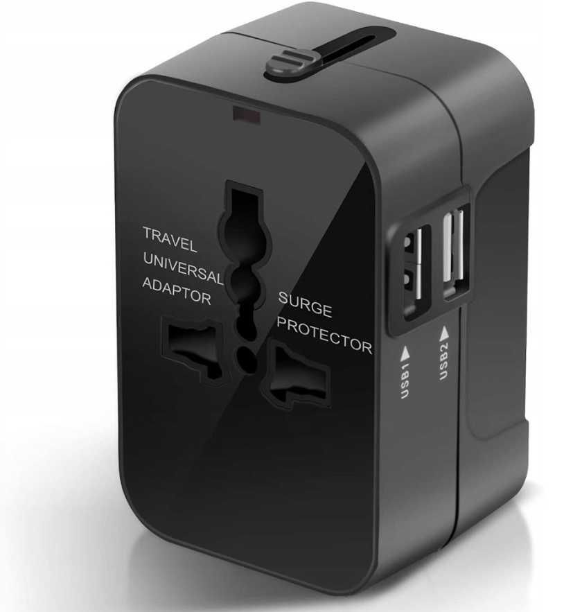 Przejściówka Świat Adapter Gniazdka USA UK EU USB