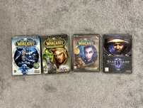 Starcraft 2 + Warcraft + dwa dodatki BOX