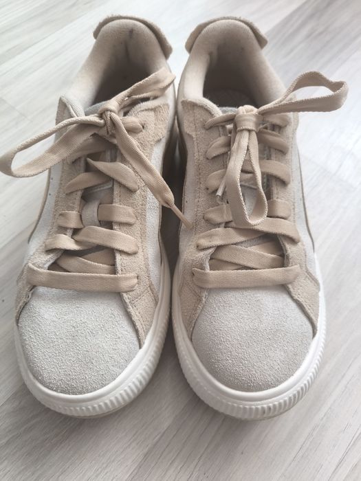Buty sportowe sneakersy Puma beżowe kremowe rozmiar 39