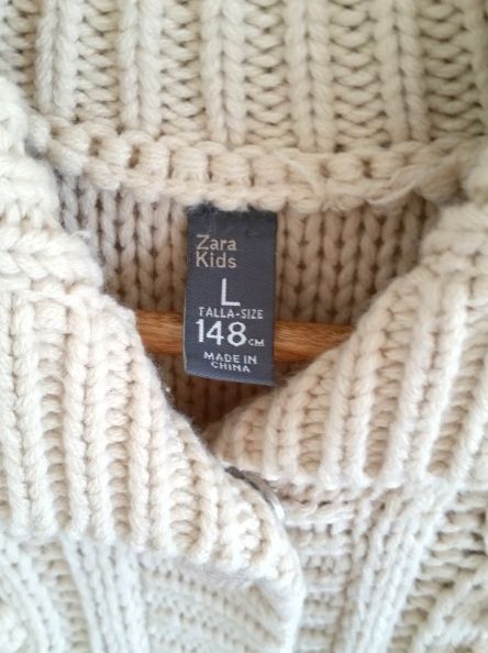 Casaco de malha Zara Kids - tamanho L