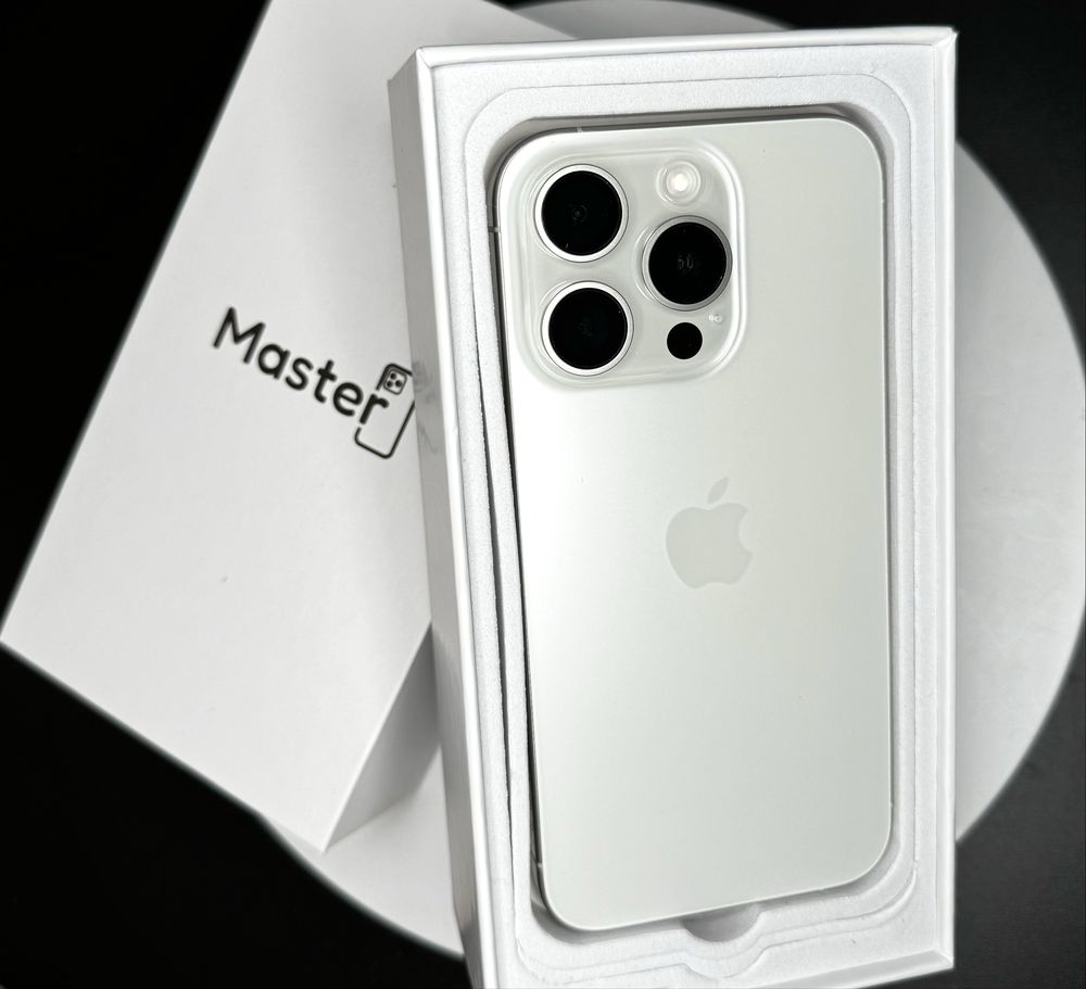 Apple iphone 15 Pro 256gb white jak nowy 100% bat 6msc gwar