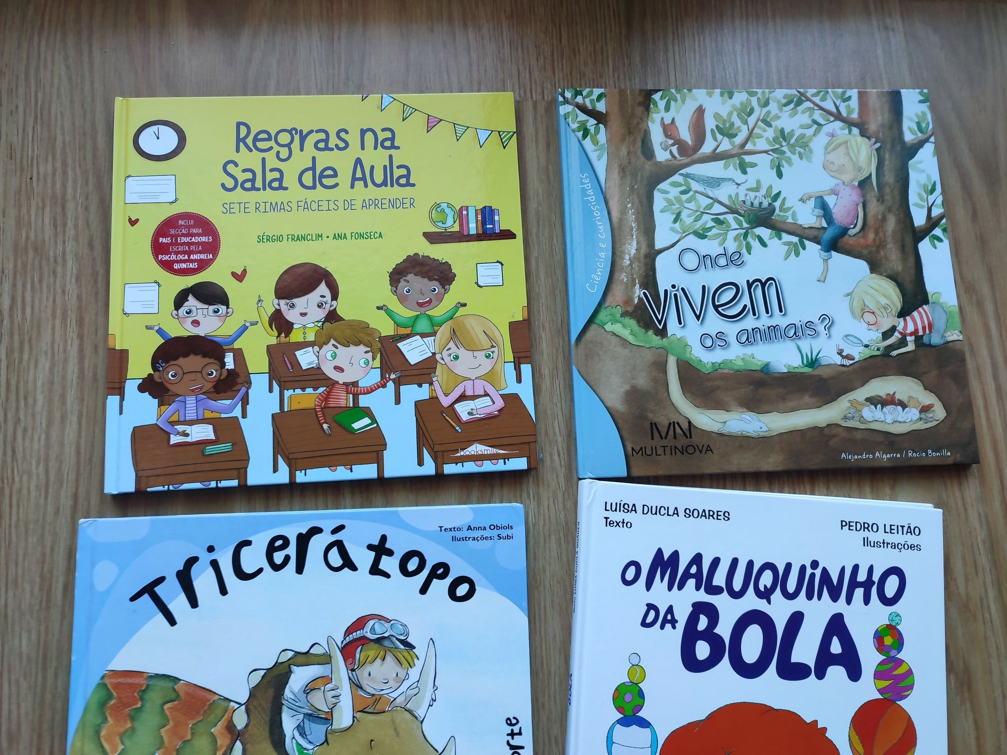 Livros infantis usados
