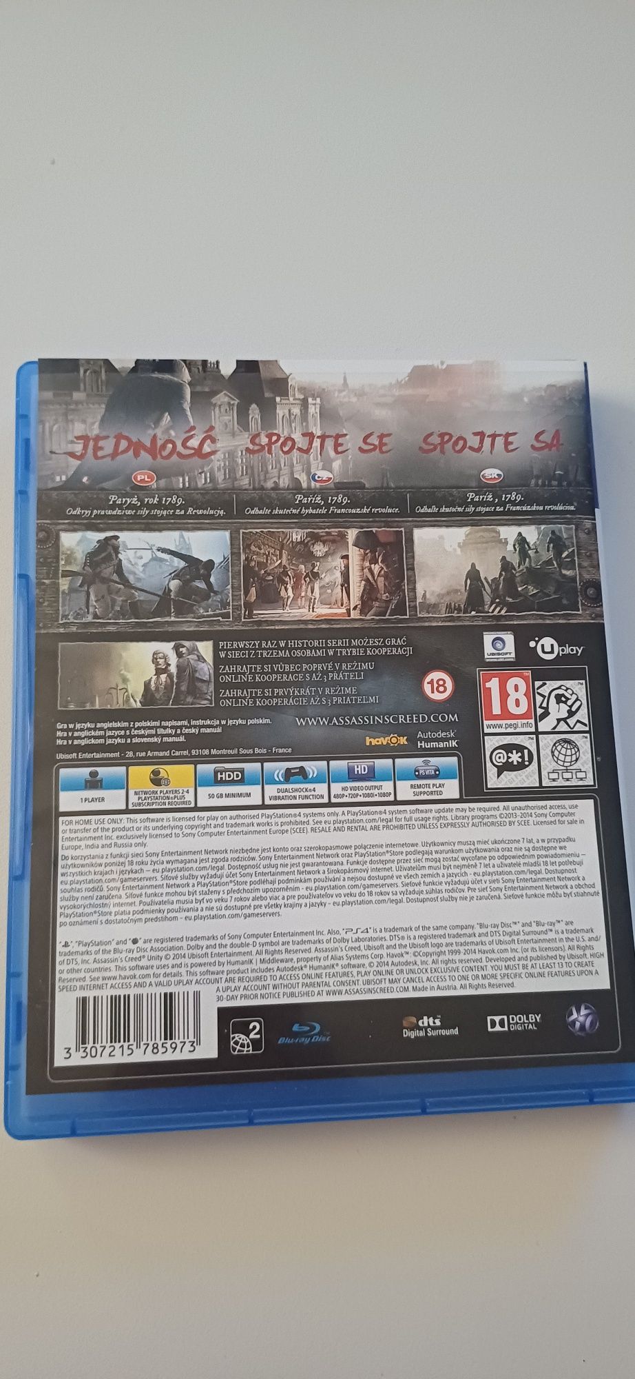 Gra ps4 Assasin Creed Unity