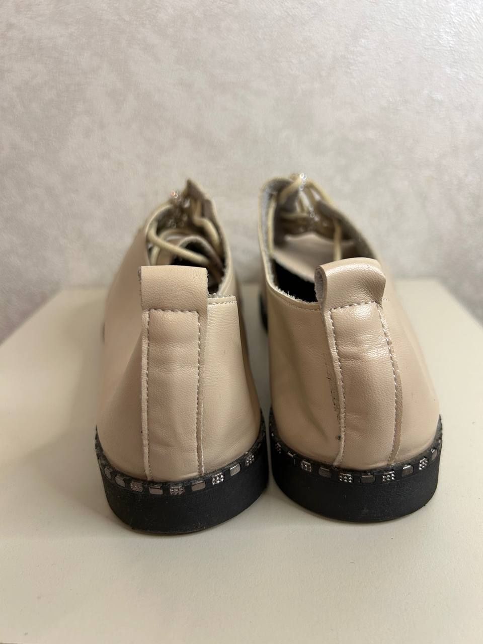 Женские мокасины туфли кеды кроссовки бежевые недорого размер  36 39