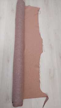 Tkanina material obiciowy tapicerski z Anglii lososiowy 5m75cm x 143