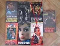 Видеокассеты VHS с фильмами и чистые